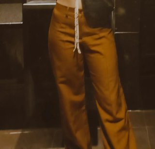 Pantalón de vestir marrón Tif