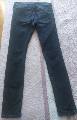 Vaqueros Pull&Bear Super Skinny Azul Talla 42