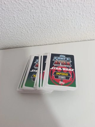 Lote 100 Cartas Star Wars Force Attax