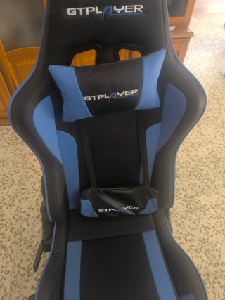 Silla Gaming GTPLAYER Azul y Negra