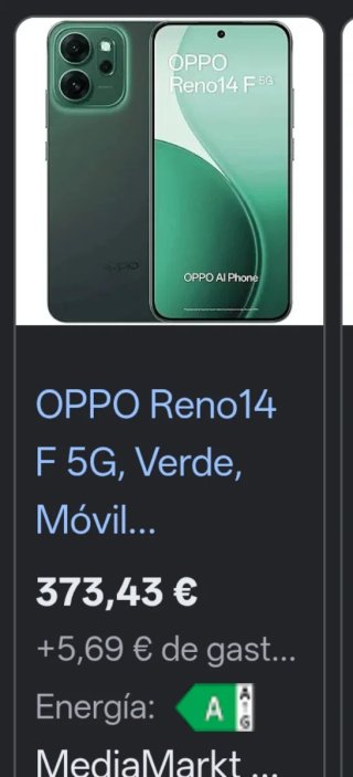 Oppo Reno14 F 5G Verde