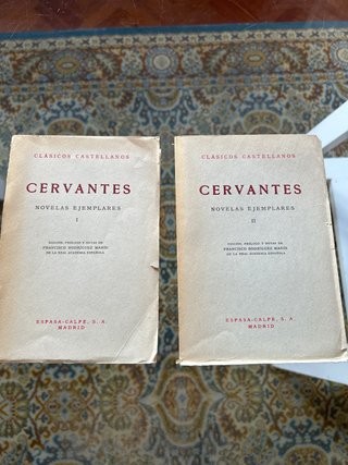 Novelas Ejemplares de Cervantes antigua
