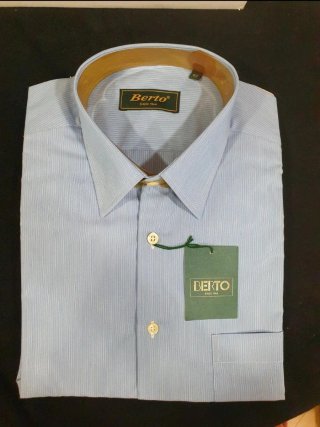 Camisa Berto Azul Talla 42