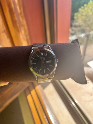 Reloj Seiko Solar Hombre Esfera Negra