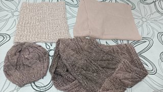 Set invierno chica: gorro, bufanda y cuello