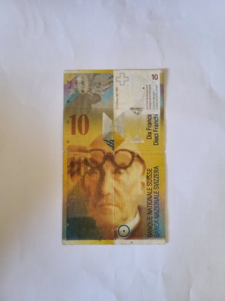 Billete 10 Francos Suizos 2006