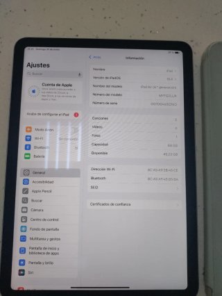 iPad Air 4 64GB Plata