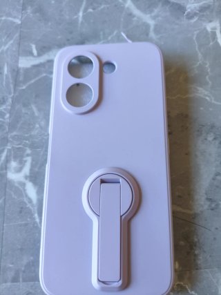 Funda para móvil color lila con soporte