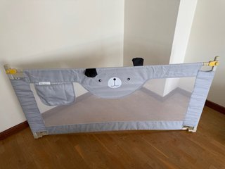 Barrera de Cama Infantil Gris