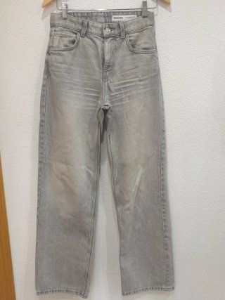 Pantalón Vaquero Gris Bershka Talla XS
