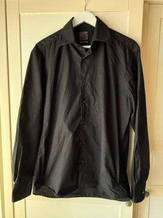 Camisa Hombre Calvin Klein Negra Talla L.