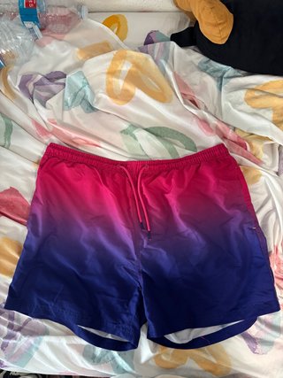 Bañador degradado rosa y morado