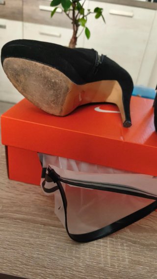 Botines de tacón alto con plataforma