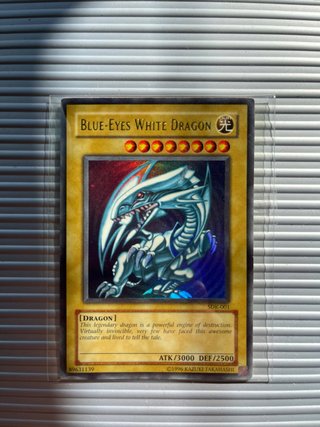 Carta Yu-Gi-Oh! Blue-Eyes White Dragon