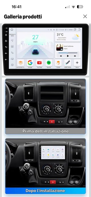 Autoradio Smart Touchscreen Nuovo