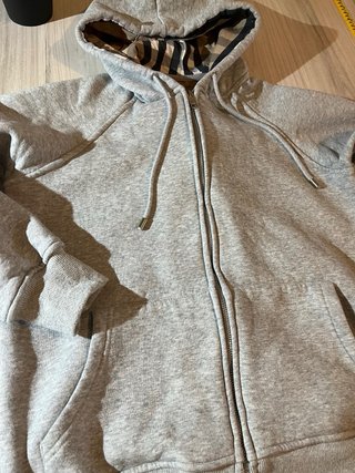 Chaqueta Burberry Zip Gris