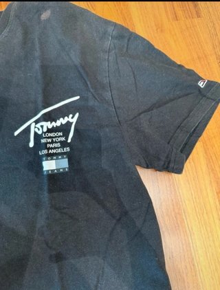 Camiseta Tommy Jeans Negra Talla L Logo