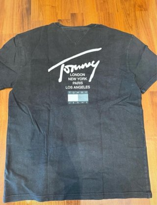 Camiseta Tommy Jeans Negra Talla L Logo
