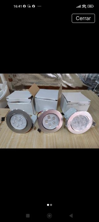 Set de 3 Focos Empotrados LED