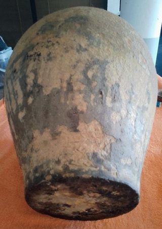 Antiguo Cántaro Bodeguero de Barro 40cm