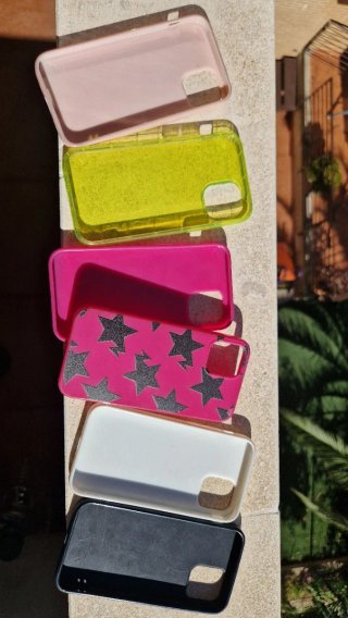 Fundas iPhone 12 mini (6 uds varios colores)