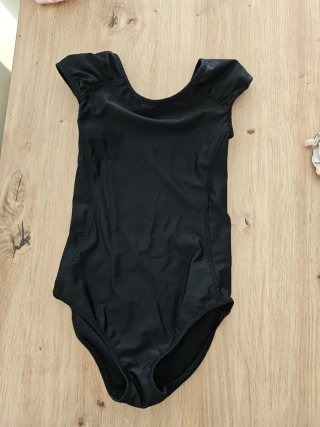 Malla de ballet negra para niña