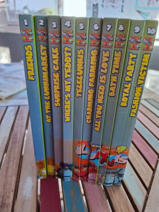 Curso Inglés Niños de Lunnis 10 Libros + CD