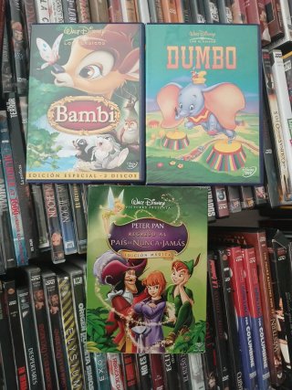 3 Películas Disney en DVD