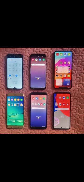 Lotto di 6 telefoni cellulari