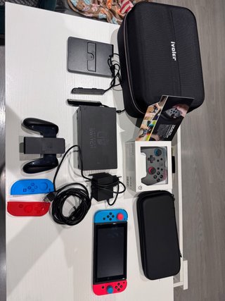 Nintendo Switch con accesorios