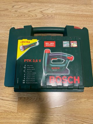 Grapadora Bosch PTK 3,6 V con linterna