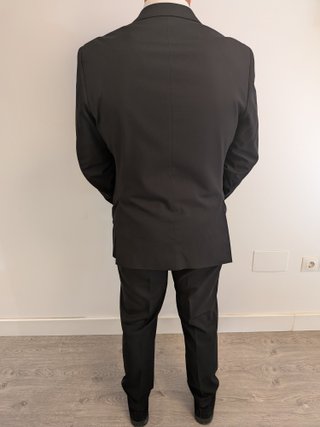 Traje de hombre Emblems negro talla 52