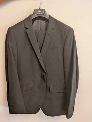 Traje de hombre Emblems negro talla 52