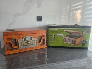 Giradischi Retro Lauson con Bluetooth