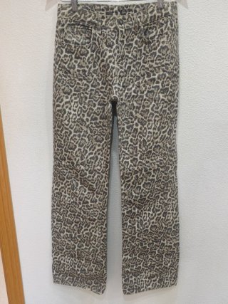 Pantalón Vaquero Estampado Leopardo
