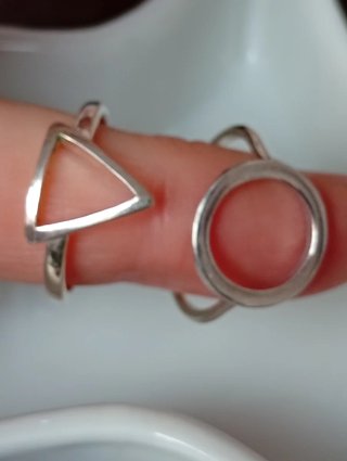 Set de 2 Anillos de Plata