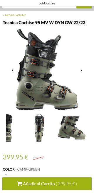 Botas de Esquí Tecnica Cochise flex 95 Mujer 23.5