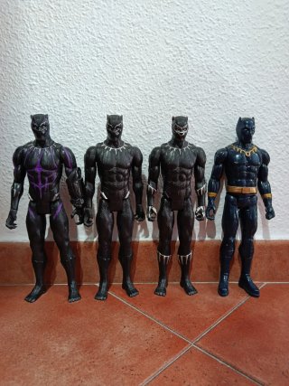 Lote de 4 Figuras Black Panther