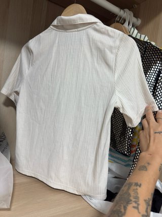 Polo de mujer blanco