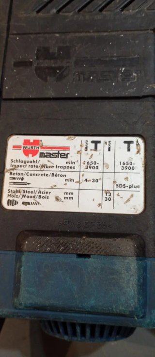 Taladro Martillo Würth Master BMH 30-E