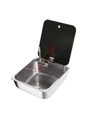 Fregadero CAN LR1760 con grifo y tapa cristal