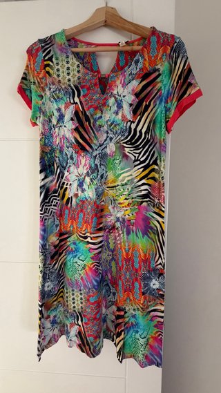Vestido Estampado Multicolor