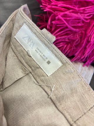 Conjunto Zara Beige Chaqueta y Pantalón