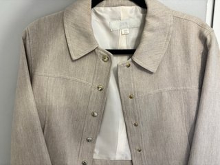 Conjunto Zara Beige Chaqueta y Pantalón