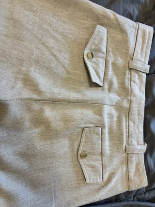 Conjunto Zara Beige Chaqueta y Pantalón