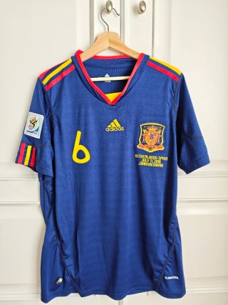 Camiseta España Final Mundial 2010 Iniesta 6