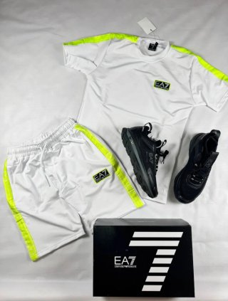 Conjunto EA7 Emporio Armani Blanco + zapatillas
