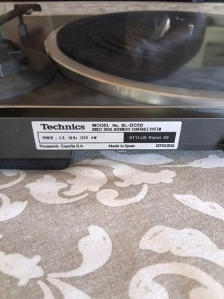 Tocadiscos Technics SL-DD20 Direct Drive