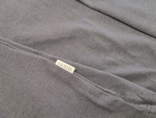 CAMISETA GUESS JEANS AZUL TALLA S SLIM FIT NUEVA C