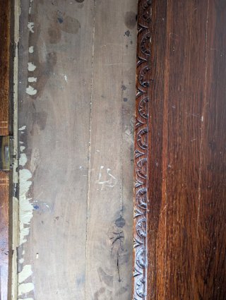 Mesa antigua de madera rústica reformada